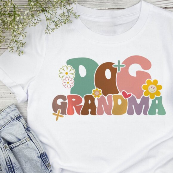 Best Dog Grandma Ever T-Shirt, Cute Gift For Dog Lovers, Mother's Day Shirt - Picture 3 of 5